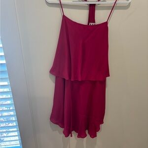 Pink Sleeveless Haute Hippie Dress